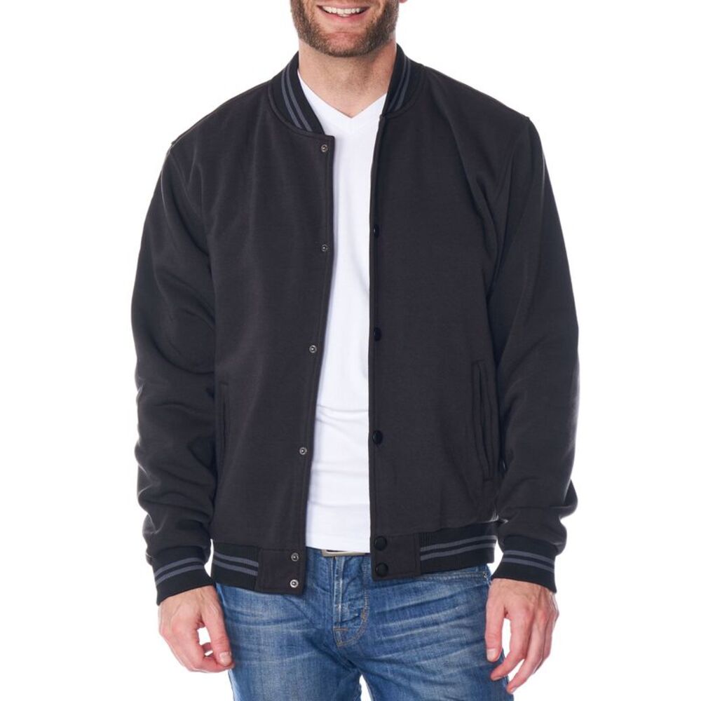 Alpine Swiss Tyler Mens Varsity Baseball Jacket Casual Letterman Bomber Jacket